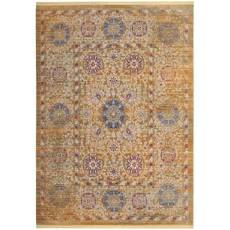 Safavieh Sutton Power Loomed Rectangle Area Rug, Gold and Ivory - 9 x 13 ft. SUT402C-913